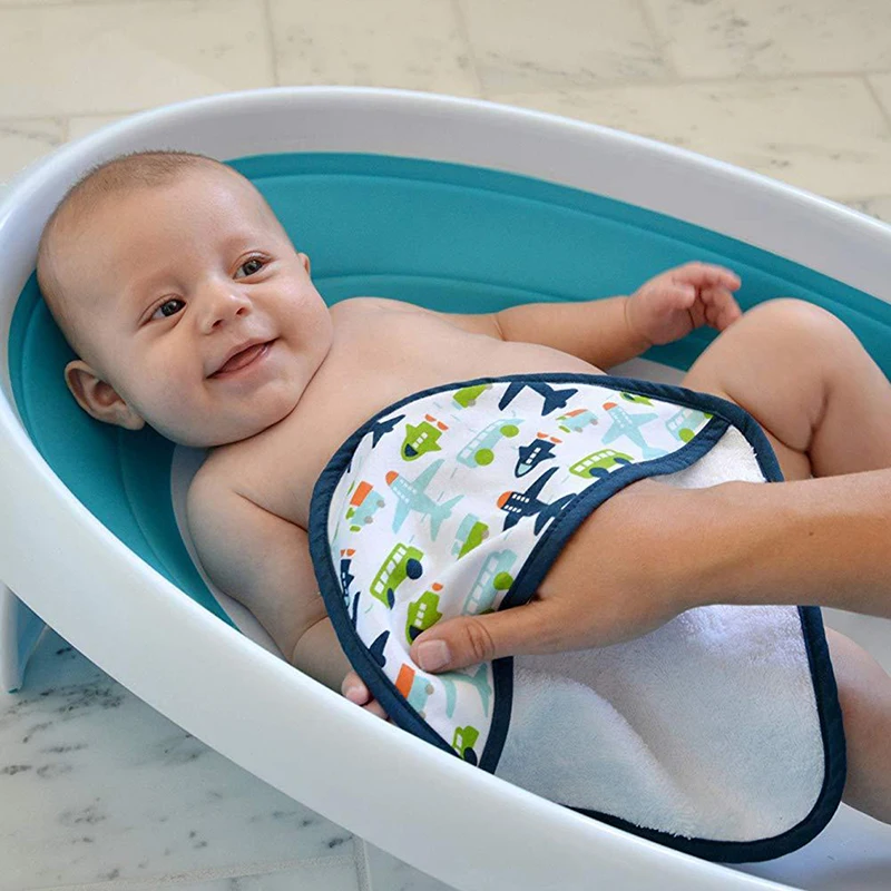 Уплотненные Детские Банные Полотенца для душа с мультяшным принтом газовые