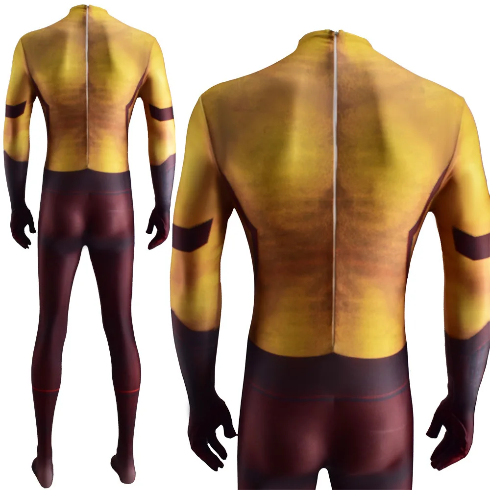 

Kid Flash Cosplay Costume Lycra Spandex Superhero Zentai Suits Halloween Costume Superhero Kid Flash Costume For Adult Kids