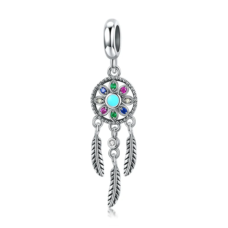 FURUYA, 925 пробы, серебряные подвески, подходят к оригиналу Pandora, браслеты, ожерелья, секретная планета, луна, звезда, кулон, синее имя, ювелирные изделия - Цвет: SCC961