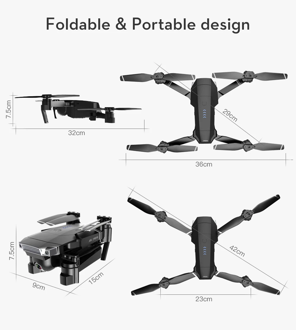SG901 Радиоуправляемый Дрон 4 K/1080 P HD камера WiFi FPV профессиональная оптическая камера с потоком Дрон 18 минут Радиоуправляемый квадрокоптер VS Xs816 S17 SG106