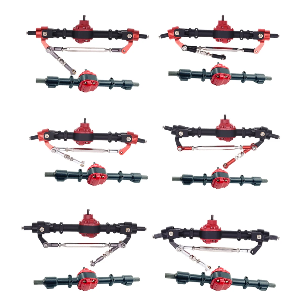 

Metal Front & Rear Axle Upgrade for D90 D96 MN90 MN99 MN99S FJ45 RC Car Repalce Accessory