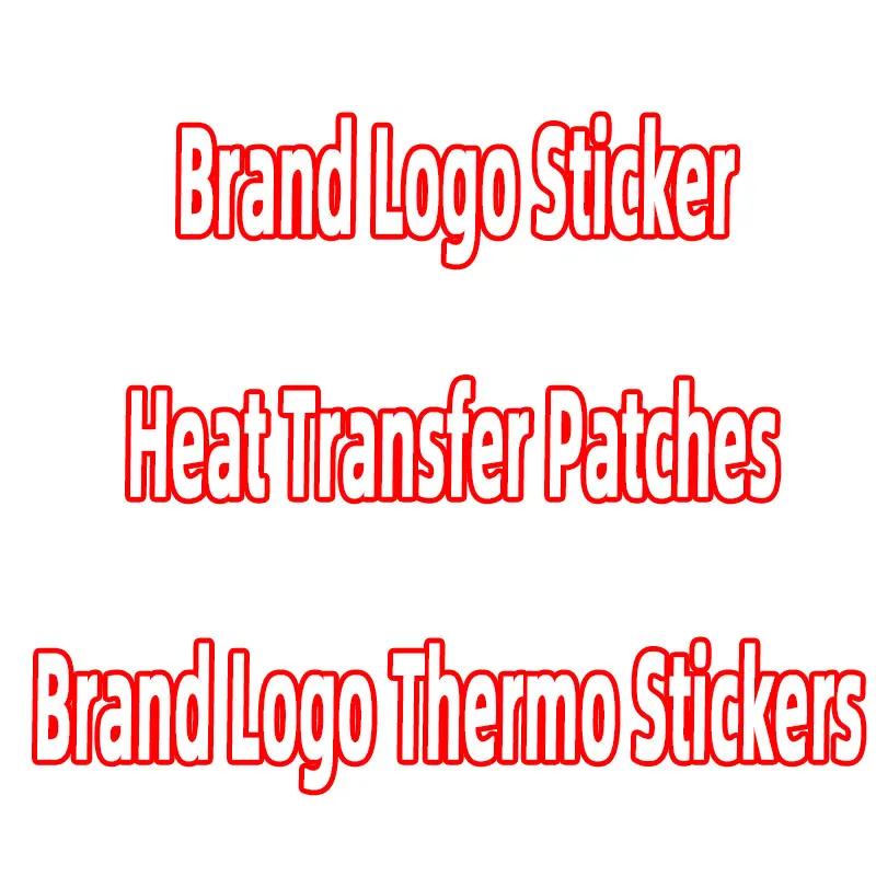 Custom Brand Logo Patch Clothing Thermoadhesive Patches on Clothes DIY Logo Heat Transfer Thermo Stickers Patches for Clothing