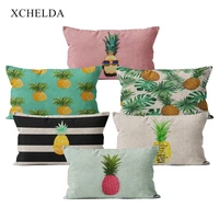 throw pillow case holiday pillowcase funny designer pineapple 3050 for sofa bedroom pink fur linen cushion cover