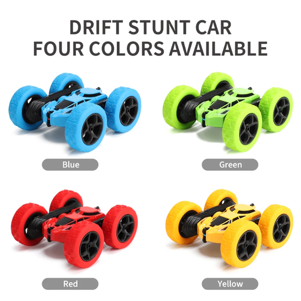 

RC Stunt Car 2.4G 4CH Drift Deformation Buggy Roll Car 360 Degree Rotating Double Sided Flip Vehicle Toy For Boys Girls Gift