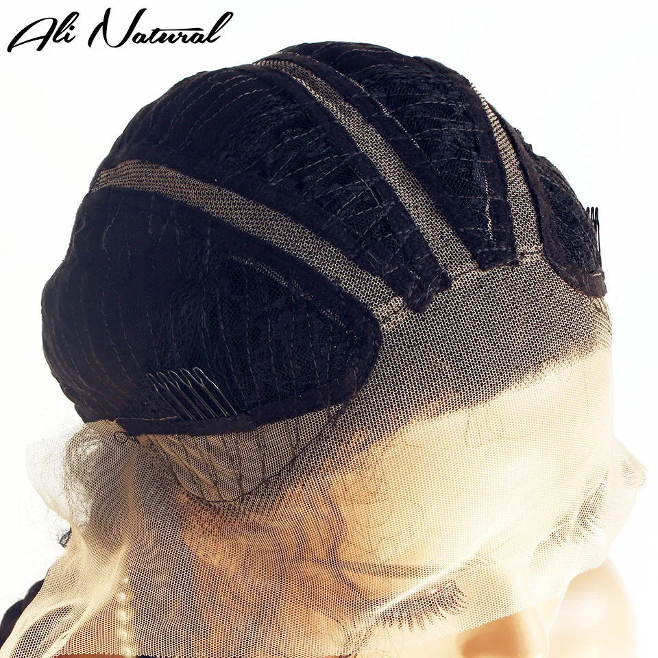 20inche 4 Braid Wig Synthetic Triangle Lace Frontal Wigs High Quality Box Braids African Full Braided | Шиньоны и парики