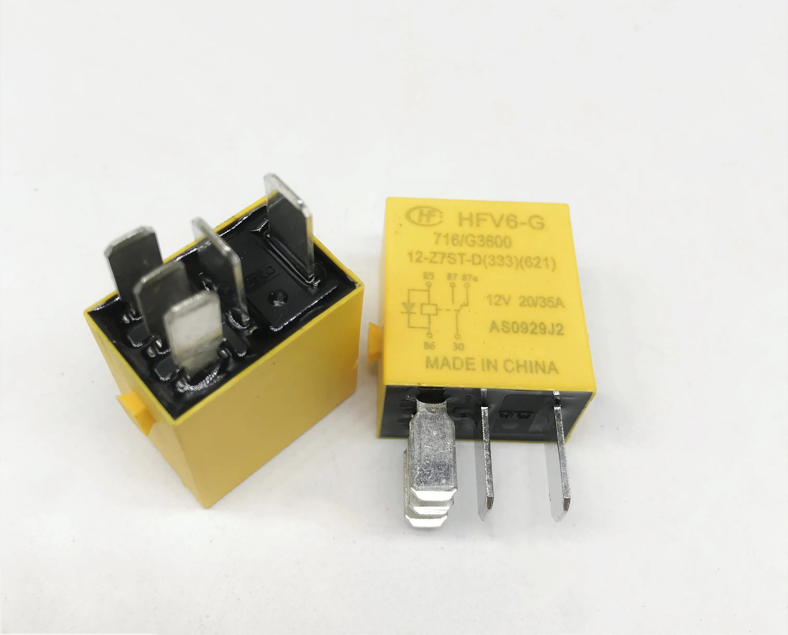 

5 шт./10 шт., новые автомобильные реле HFV6-G 12-Z7ST-D HFV6G12Z7STD HFV6G 12 Z7ST D HFV6-G-12-Z7ST-D 12VDC 35A 5PIN с диодом