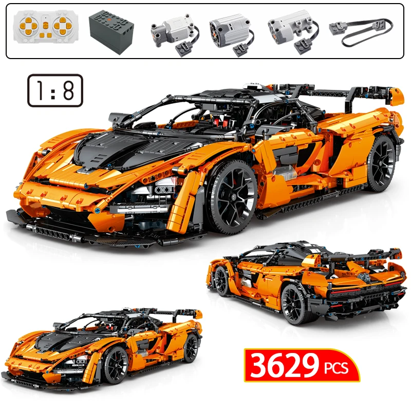 

3629Pcs Competition Technical Remote Control Racing Car Building Blocks APP RC Programming Mechanical Vehicle Bricks Toy For Kid