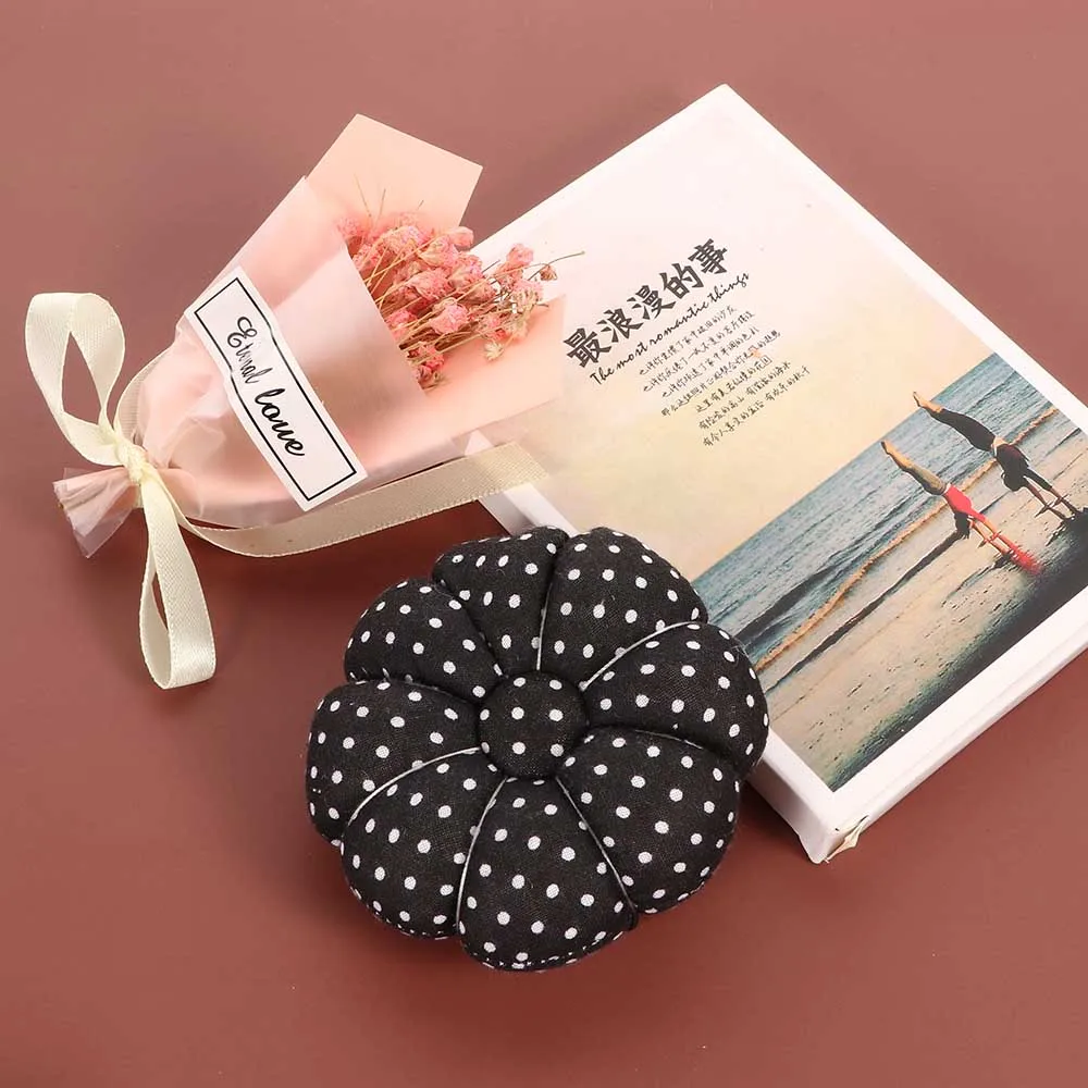 black 1 шт. Подушечка для булавок держатель тыквы форма DIY иголка для рукоделия швейный набор pinshops Швейные товары для дома ремешок для вышивки крестом - Цвет: black