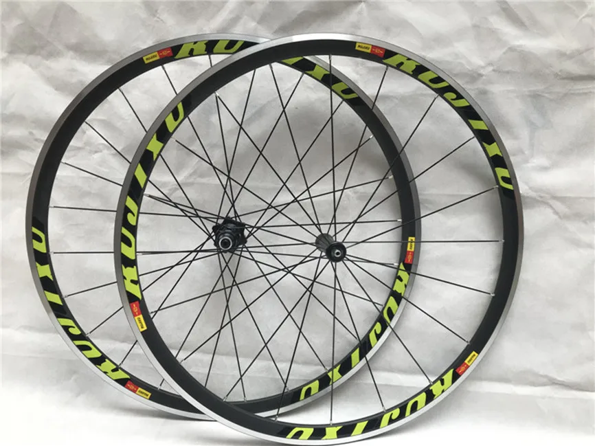 Kaufen RX-2.0 Rennrad 700C Laufradsatz Aluminium Legierung 40mm 30mm Rim V Bremse Fett Speichen 20/24H 100/135MM Fahrrad Räder