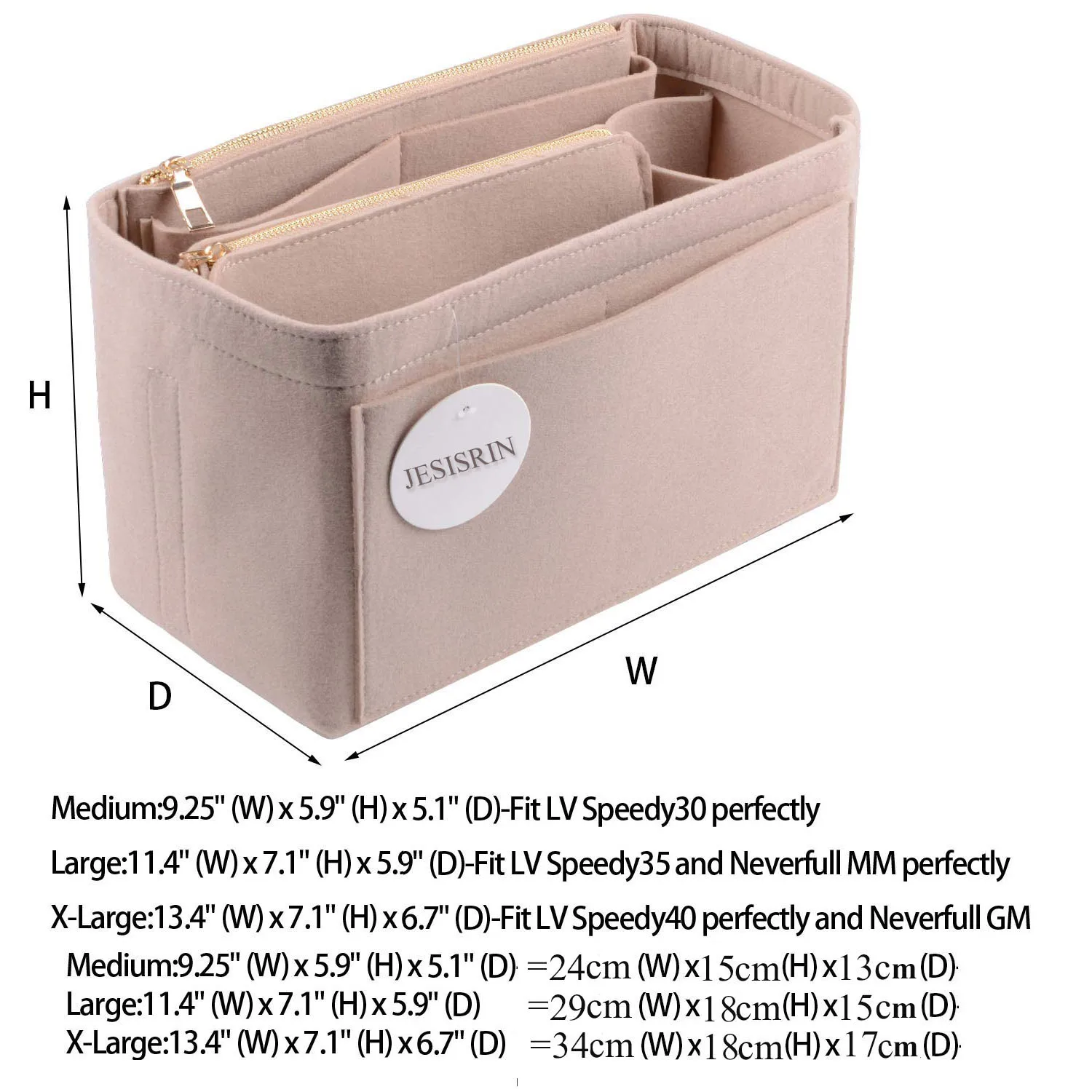 Органайзер для косметики сумка из войлочной ткани органайзер сумка-вкладыш