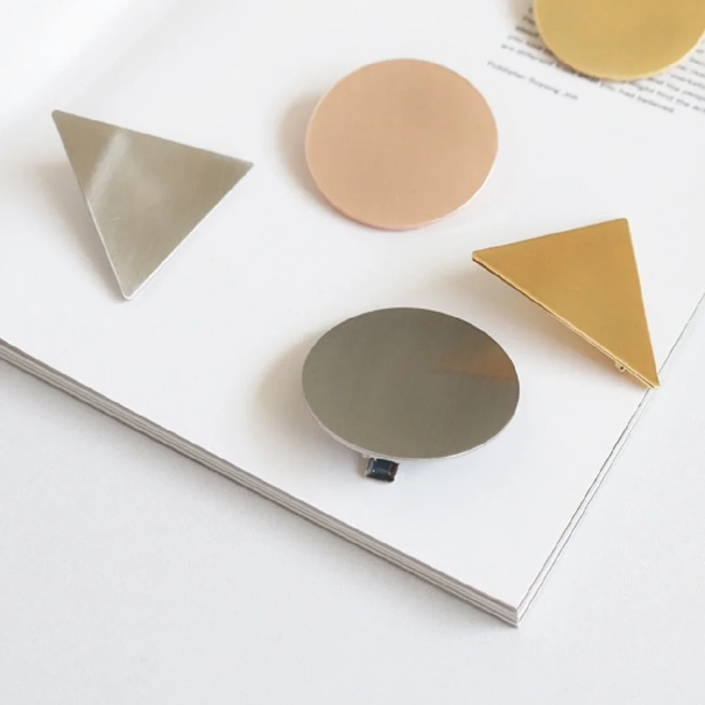 Новинка Женские Геометрические булочки аксессуары для волос металлические