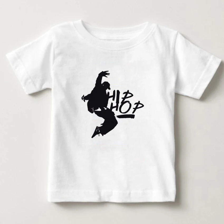 

Rap Style Kids Boys Clothes Kids Hip-hop Design Cool Printed T-Shirt Clothes Letters Print Tops Outfits For 3T-8T Kids T-shirt