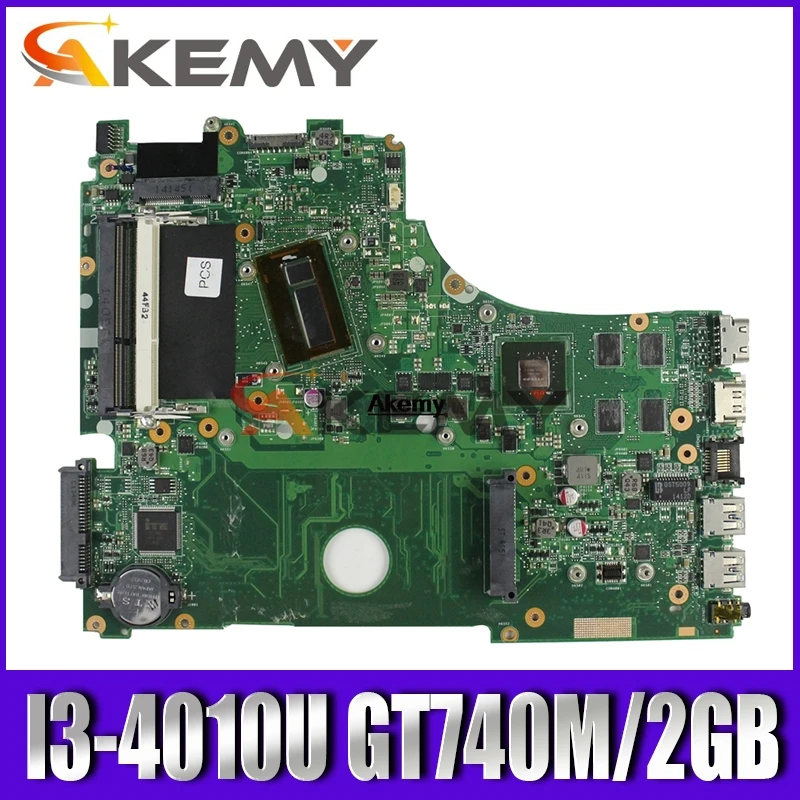 X750LB материнская плата для ноутбука For Asus X750LN X750L K750L A750L mianboard (i3 4010U GT740M/2 GB) 100% ТЕСТ