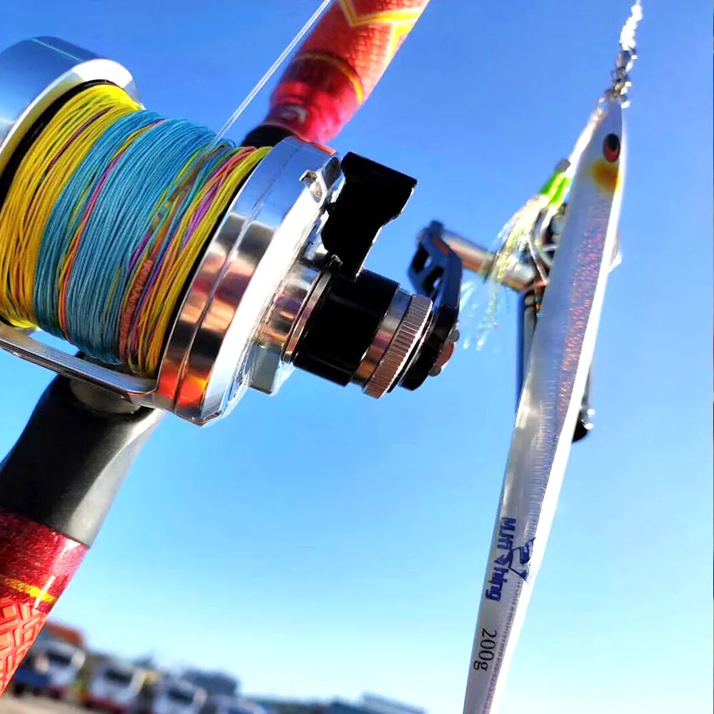 AS Fast Jig Lure Vertical Angler Bait 150g200g250g300g BKK Hooks Sinking Glow Jigs Speed Falling Jig Metal Fishing Lure enlarge