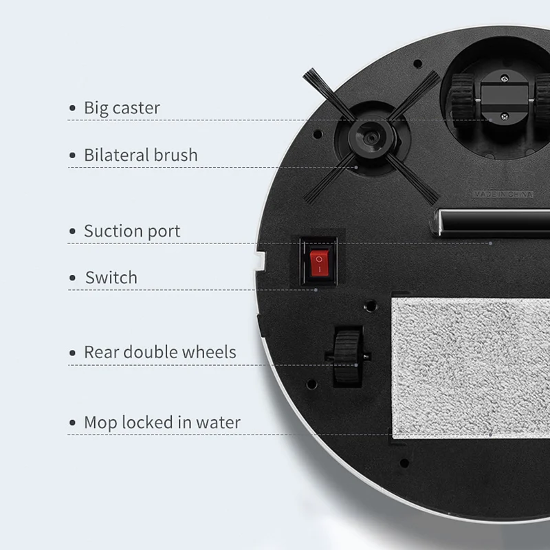 

Smart Floor Robot Vacuum Cleaner Touching Rechargeable Thin Vacuum Cleaner FP8