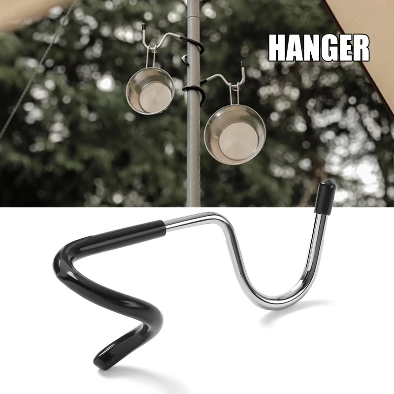 

Camping Light Hook For Outdoor Hiking Non-slip Spiral Metal Two-way Camp Tent Lamp Hook Portable Adventure Tools мультитул