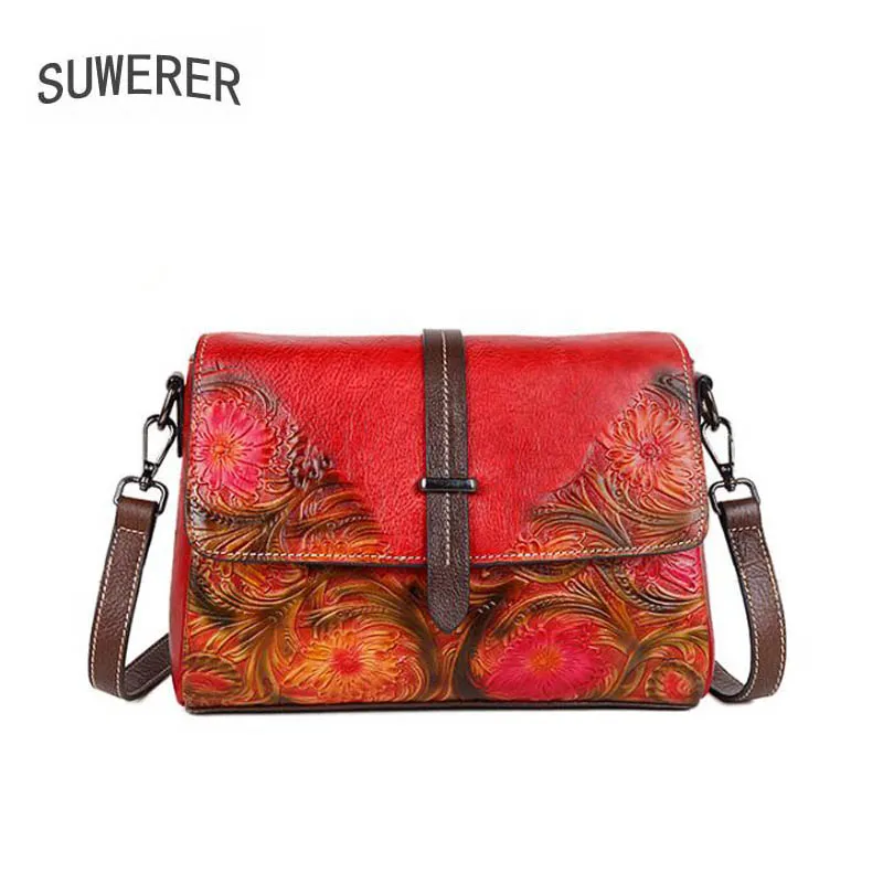 Женские сумки из натуральной воловьей кожи саквояж на плечо роскошные