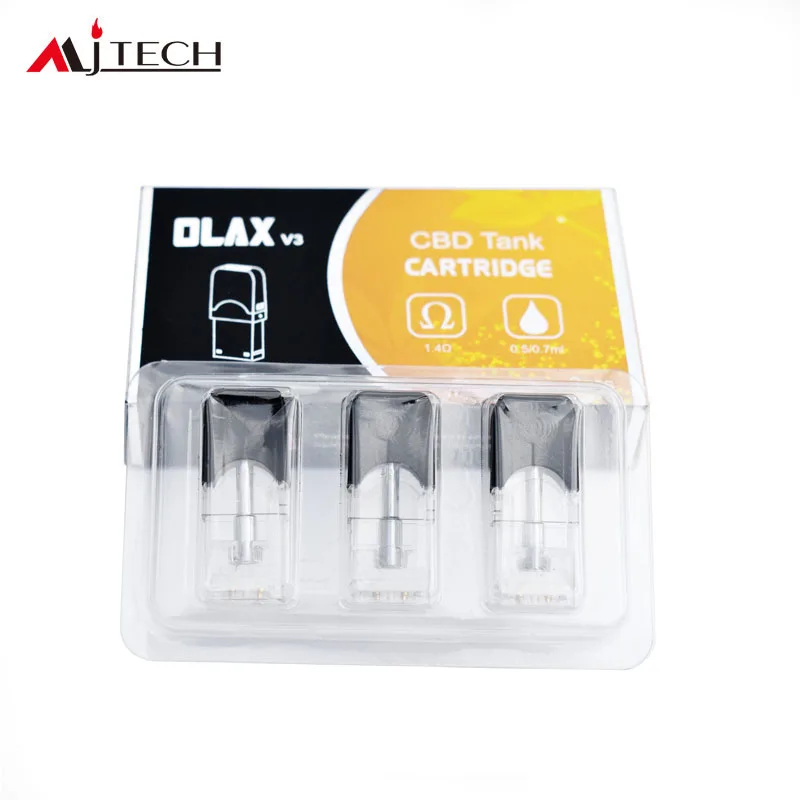 Лидер продаж 3 шт./лот картридж для вейпа JUUL JC01 JBOX батарея испарителя MJTECH OLAX V3 0 5 Ом