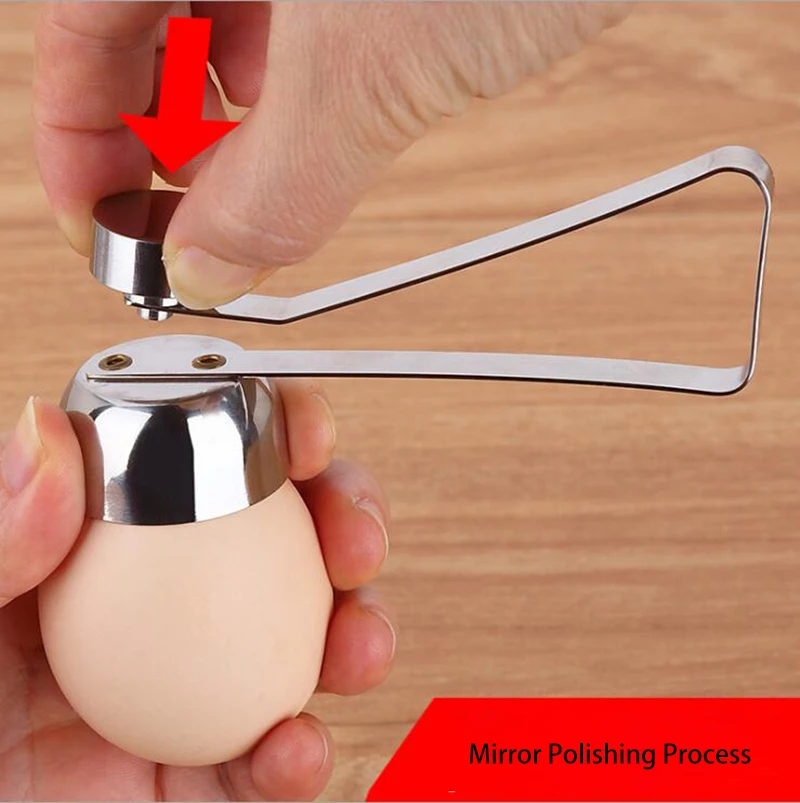 Топпер для яиц из нержавеющей стали с функциями резчик скорлупы ножницы