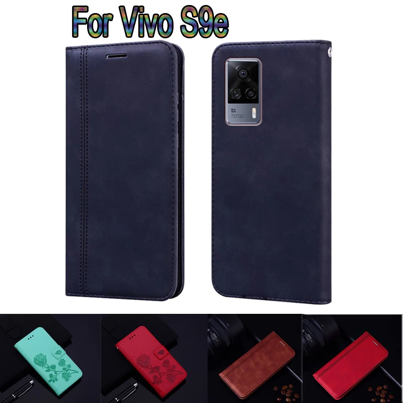 

Wallet Case For Vivo S9e Cover Leather Book Funda For Vivo S 9e Case Flip Stand Phone Protective Shell Etui Hoesje Coque Bag