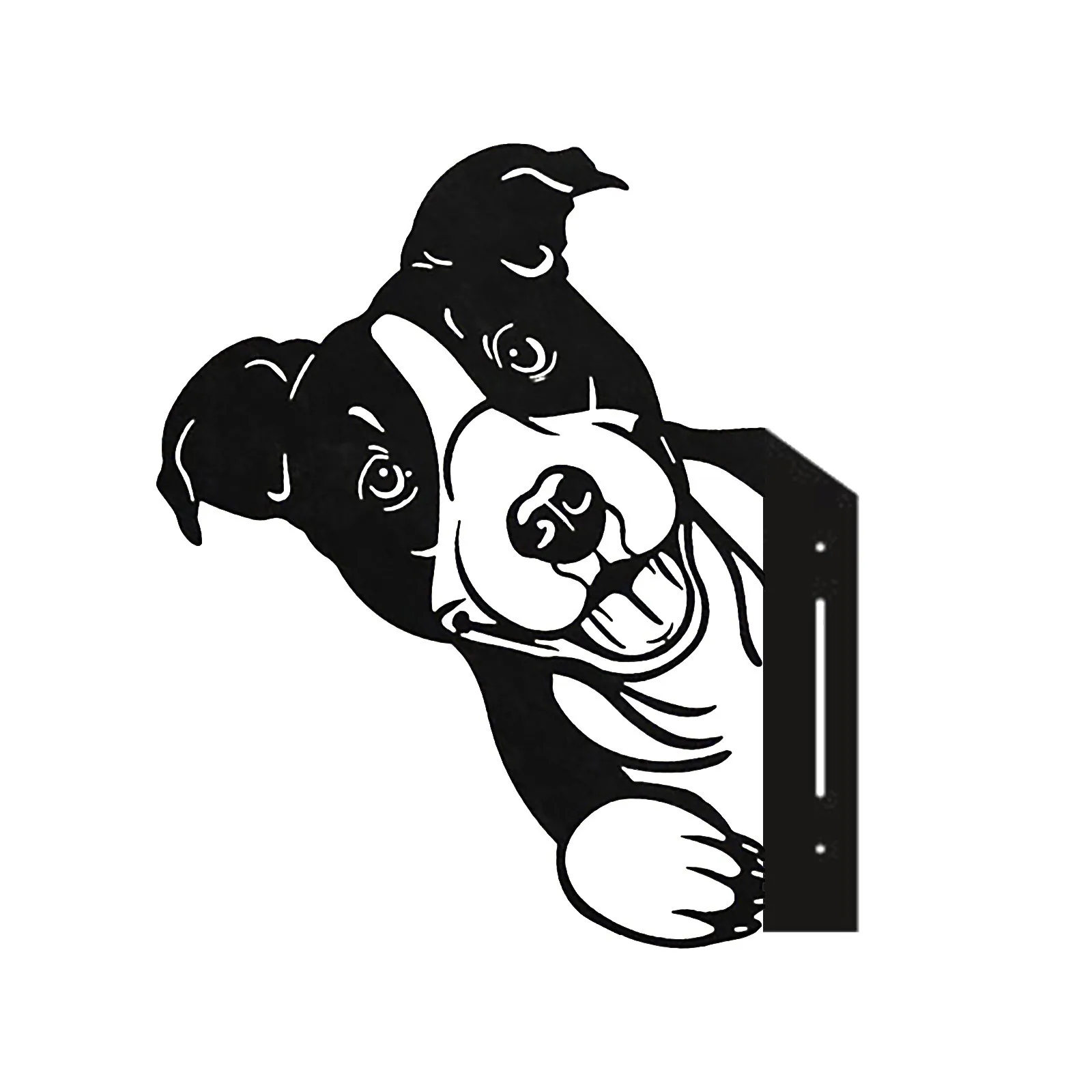 Уличное украшение для сада стены забора фермы животные глаз крупный рогатого