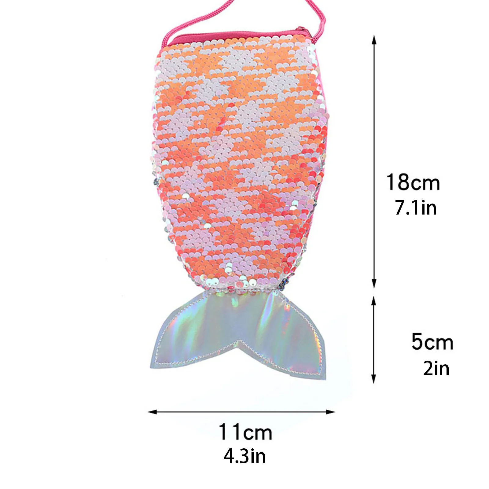 

Fashion Women Handbags Zipper Wallets Cute Pouch Fish Tail Packet fashionable, sexy, elegant and confident Fit for all style A50