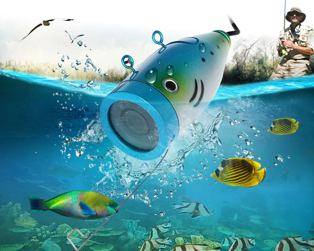 Дешево Eyoyo CR110-7 оригинальная 15 м 6400 мАч подводная рыболовная камера рыболокатор Водонепроницаемая подводная камера для рыбалки 12 шт. инфракрасный