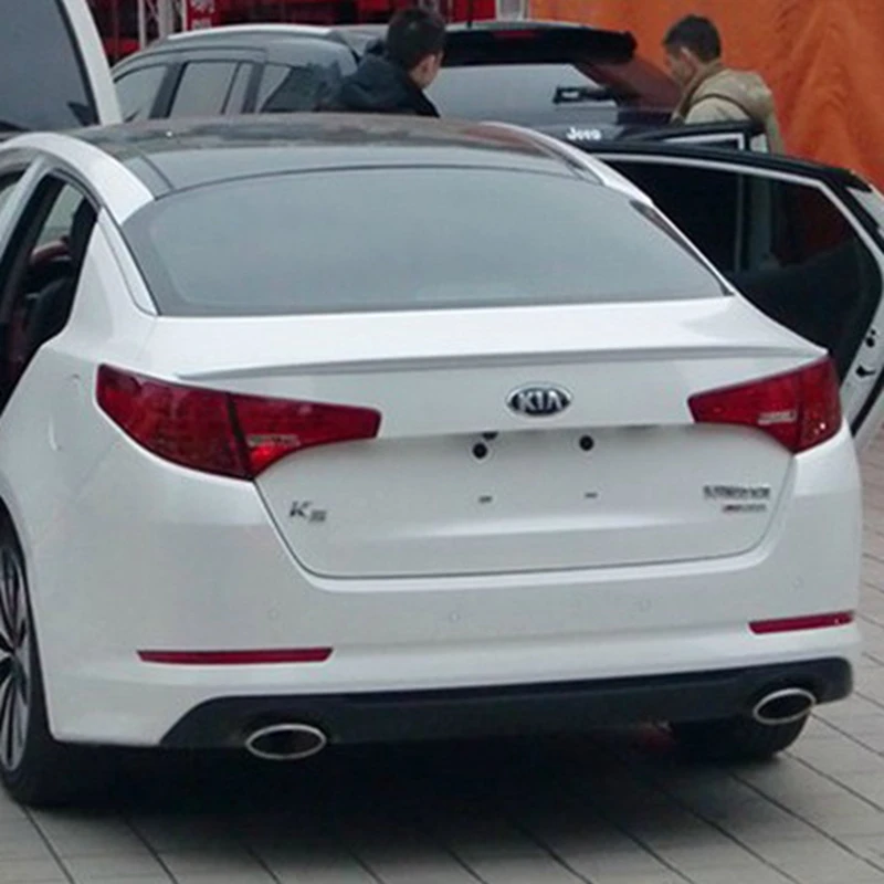 

SHCHCHG автомобильные аксессуары для Kia K5 Optima 2011 2012 2013 Неокрашенный праймер из АБС-пластика задний Багажник крыло задний спойлер