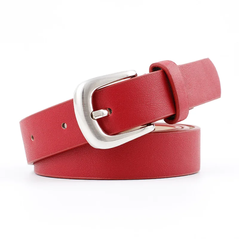 

High Quality Luxury Women belt genuine leather female waist strap top pin buckle belts for women lady waistband