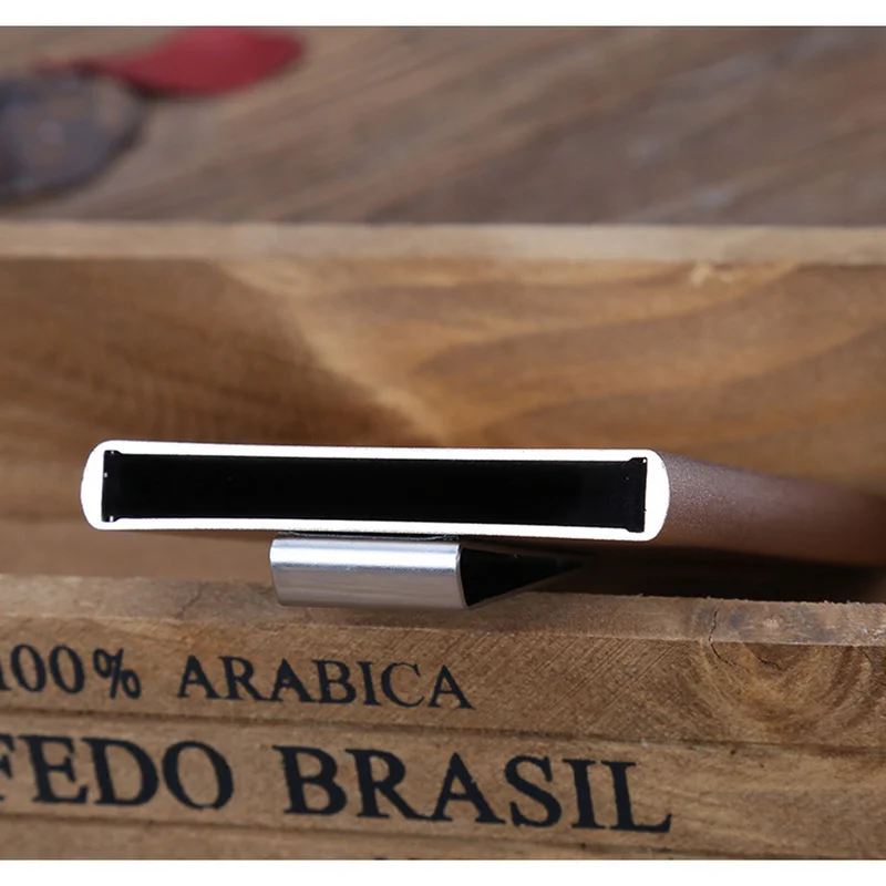 Дизайнерский металлический чехол портмоне с отделением для карт Бизнес