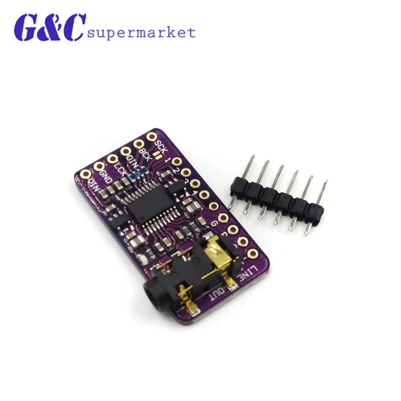 1 шт. интерфейс I2S PCM5102 DAC декодер GY-PCM5102 модуль плеера для Raspberry Pi diy electronics |