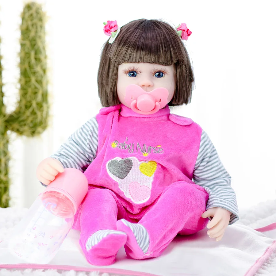 

Fashion doll Reborn Baby 42cm Adorable Handmade dolls Realistic lifelike Newborn Babies DOLL Princess Bonecas toys for kids New