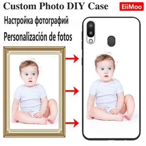 Чехол EiiMoo для Huawei P30 P40 P20 Pro P10 P9 P8 Lite 2017 P Smart 2021 Z S Plus 2019, чехол сделай сам с именем и логотипом по фотографии на заказ