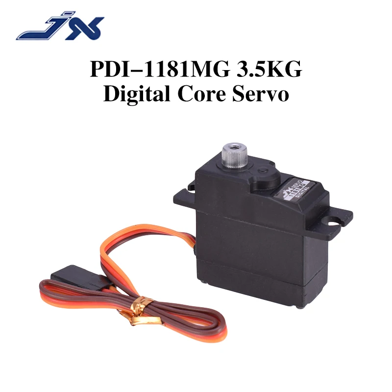 Высокое качество JX Servo PDI-1181MG 18 г 3 5 кг металлическая Шестерни цифровой Core Для WPL