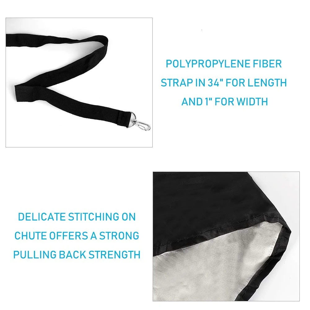 2 зонта скорость бега тренировка парашютный желоб футбол сопротивление веревка