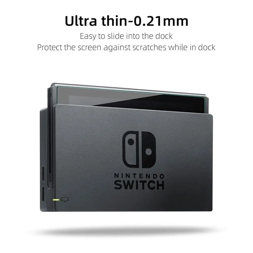 Защитное закаленное стекло Geekshare для Nintendo Switch HD Screen 0 2 мм защита switch Premium пленка из