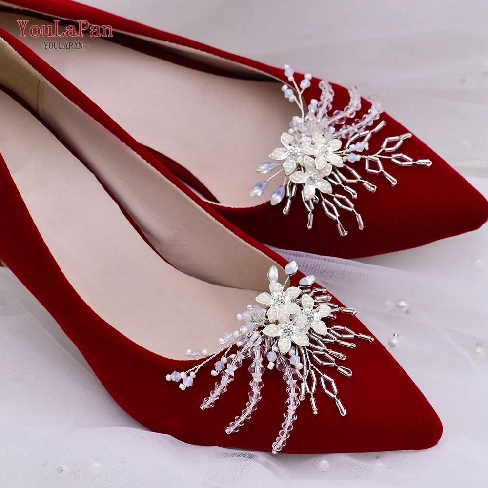 TOPQUEEN X17 Пряжка для обуви из горного хрусталя ручной работы очаровательные