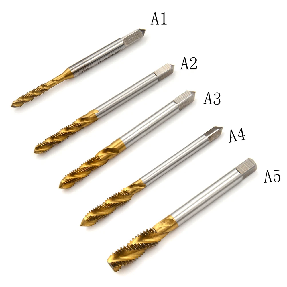Сверла и метчики с титановым покрытием 1/4 дюйма шестигранным хвостовиком|Сверла|