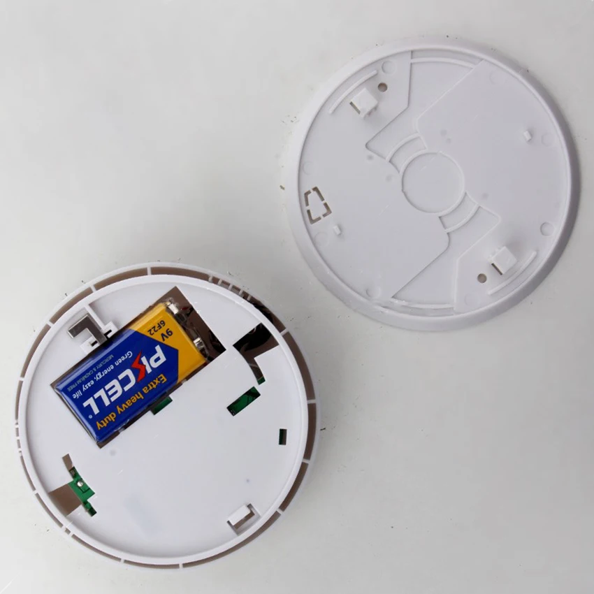 

Independent Fire Temperature Smoke Alarm Indoor Home Temperature Sensor Wireless Fire Alarm Detector, Battery Operated
