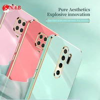 square frame plating case on for xiaomi redmi note 9 pro max note9 t 9s 9pro 4g 9a 8 pro 2021 luxury phone bumper soft covers 9t