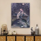 Аниме Kanae Shinobu Kanao Kimetsu no Yaiba Печать на холсте постер картина настенное Искусство Декор Гостиная Спальня обучение домашнее украшение