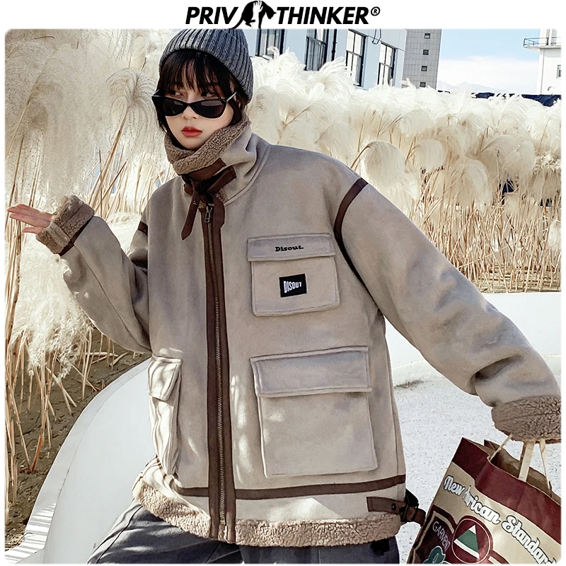 Privathinker женские зимние 5XL Кашемировые Куртки, парки, женские толстые теплые парки, пальто, женская уличная куртка, модная