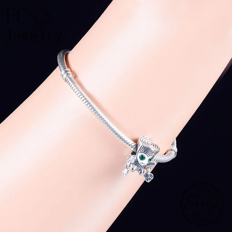 FC ювелирные изделия подходят к оригинальным браслетам Pandora брелоки 925 пробы