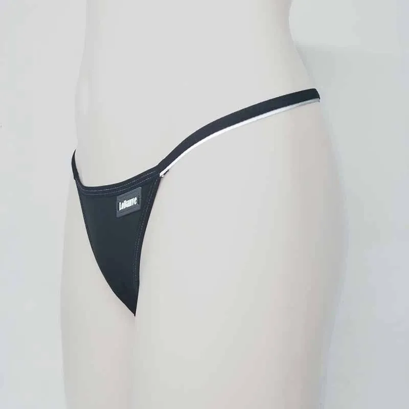 Сексуальные хлопковые тонкие стринги с поясом женские трусики низкой талией