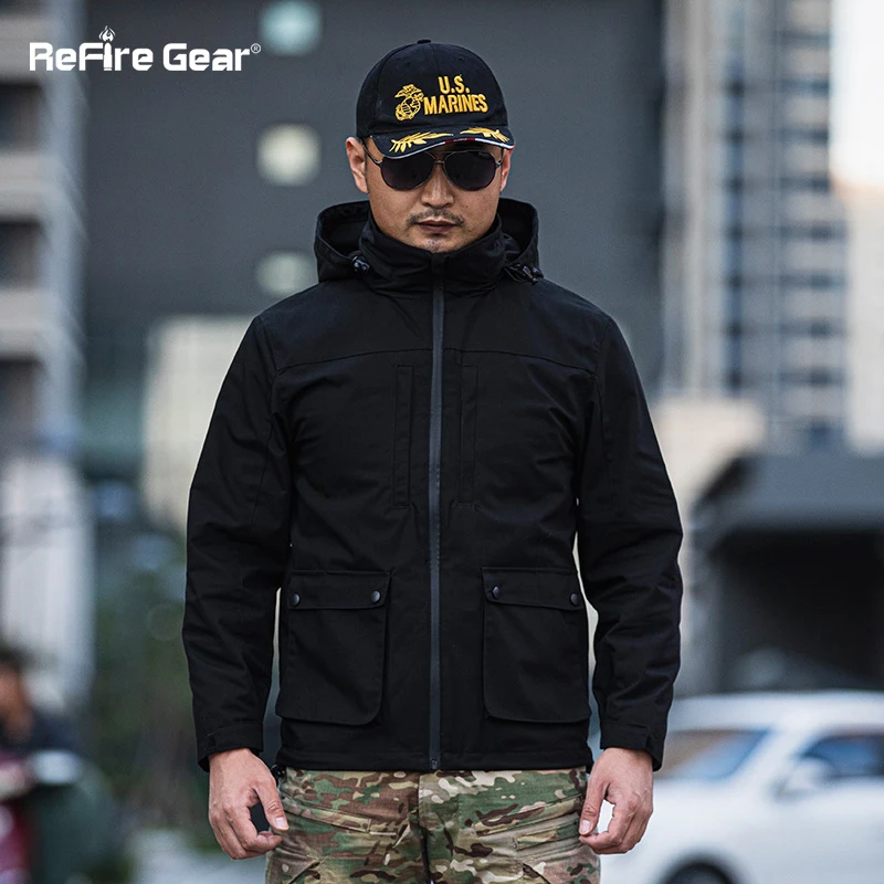 Куртка ReFire Gear Мужская тактическая уличная Военная камуфляжная