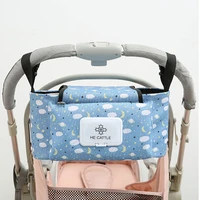 large capacity mummy stroller bag multifunction baby wet tissue cover design child stroller accessories hanging bag diaper bag