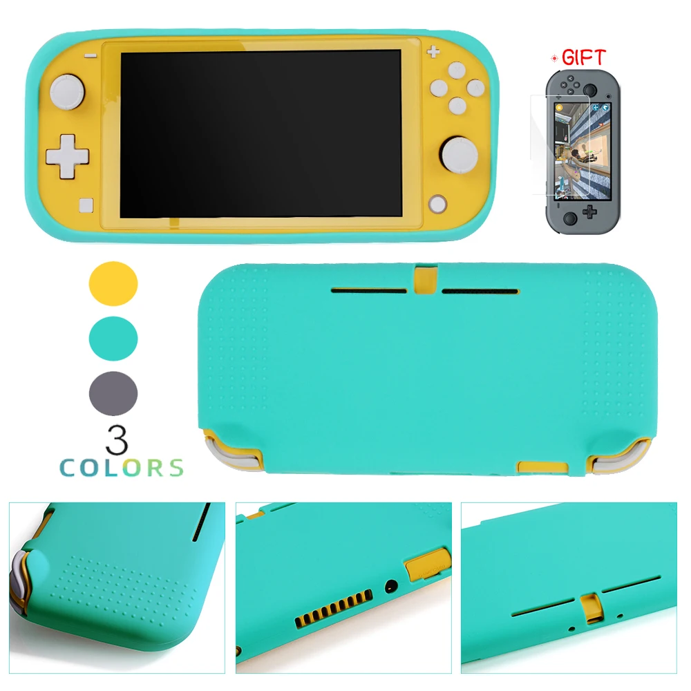 Силиконовый защитный чехол для Nintendo Switch Lite switch mini с защитной пленкой