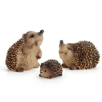 realistic hedgehog models animal action figures figurines wild forest animal zoo models for children educational toys