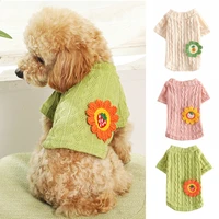 autumn winter warm clothes for dogs cute cats jumper outfit small dogs sweater yorkshire terrier chihuahua jacket pets supplies