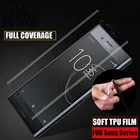 Защитная Гидрогелевая пленка для Sony Xperia XA1 XA2 Plus Ultra для sony XZ Premium XZ1 Compact soni полное покрытие пленка